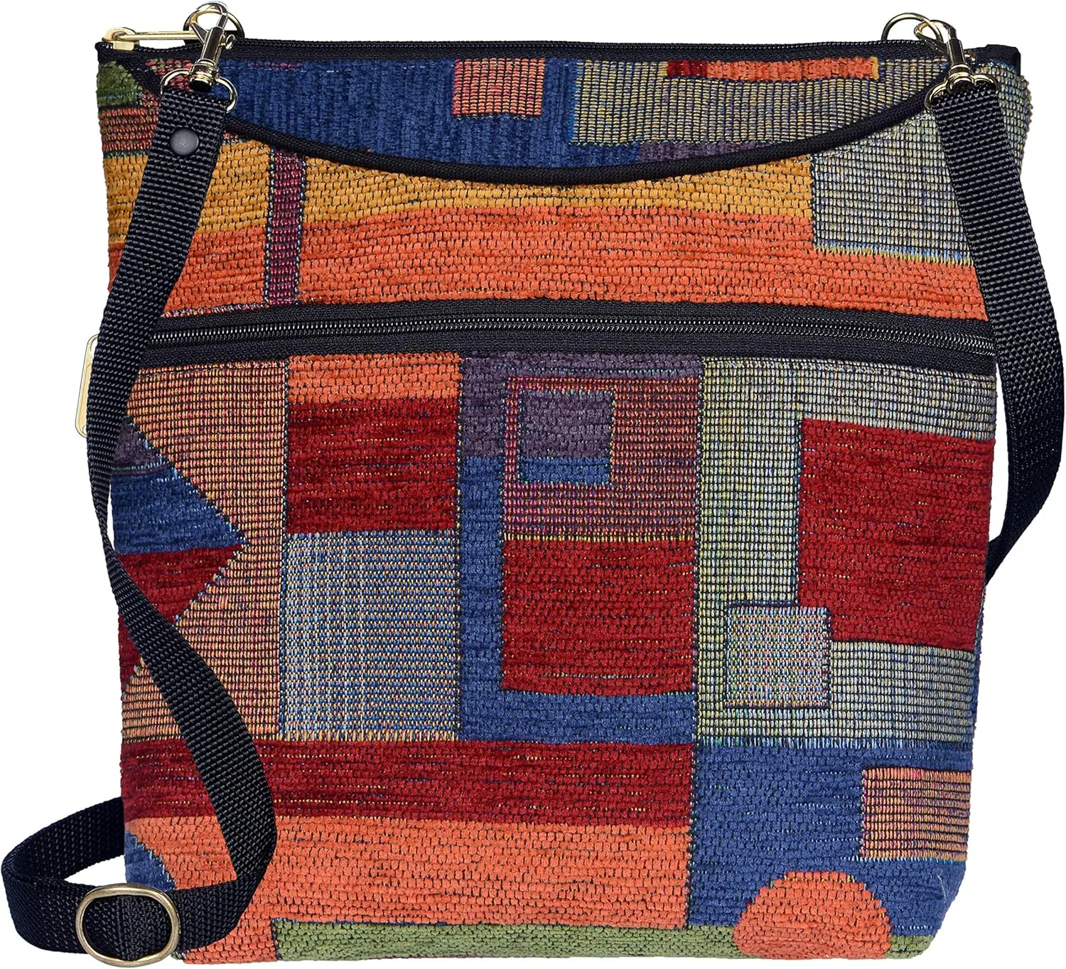 Danny K. Women's Tapestry Bag Crossbody Handbag, Maggie Purse Handmade in the USA