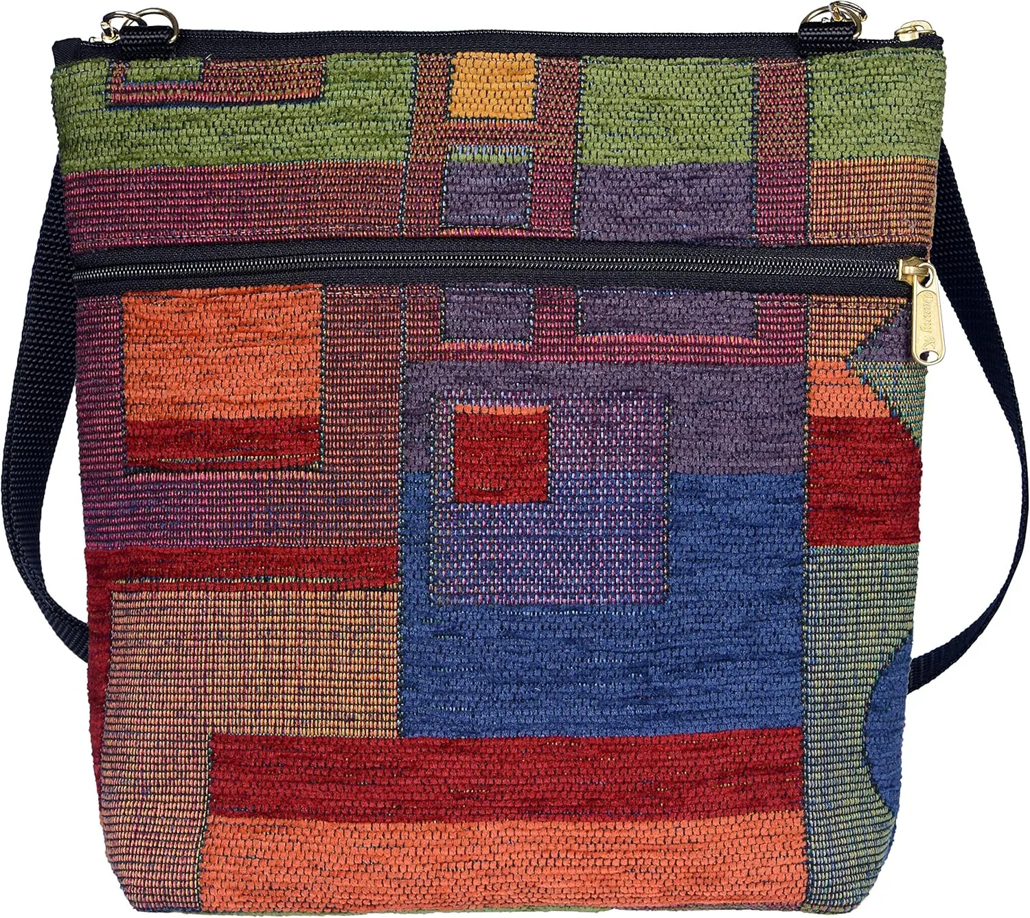 Danny K. Women's Tapestry Bag Crossbody Handbag, Maggie Purse Handmade in the USA