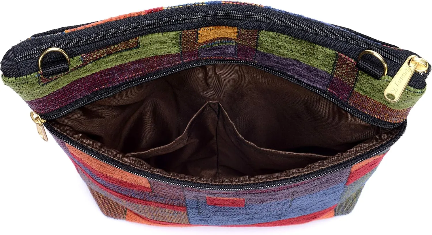 Danny K. Women's Tapestry Bag Crossbody Handbag, Maggie Purse Handmade in the USA