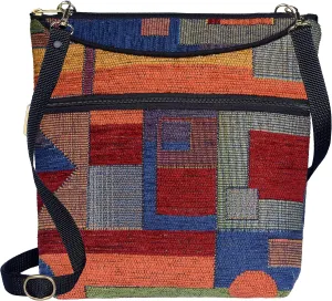 Danny K. Women's Tapestry Bag Crossbody Handbag, Maggie Purse Handmade in the USA