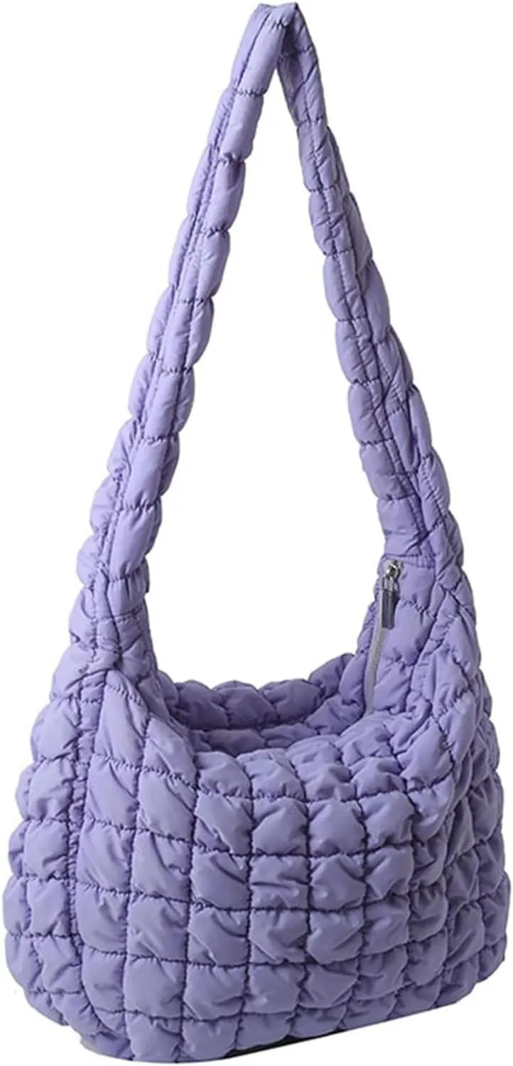 Darling Quilted Puffer Crossbody and Tote Bags for Women
