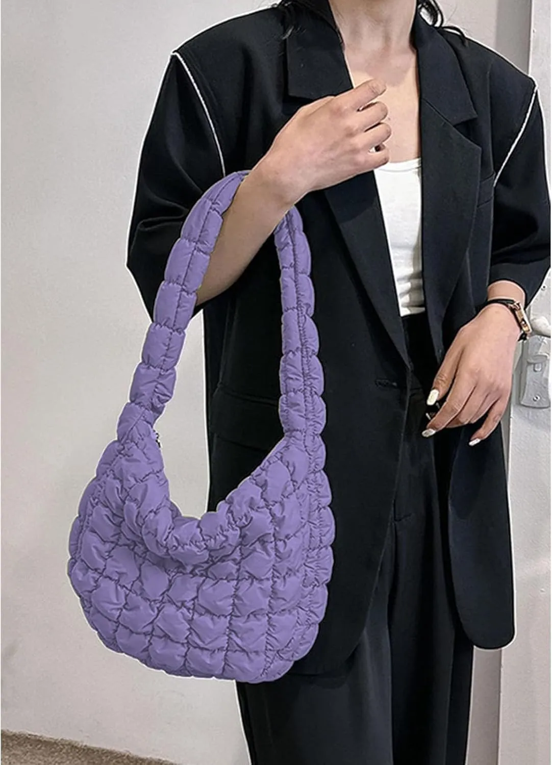 Darling Quilted Puffer Crossbody and Tote Bags for Women