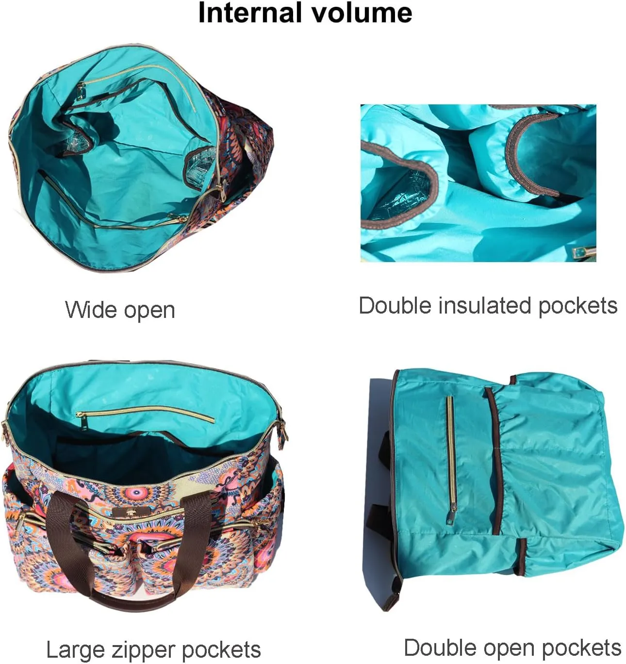 Diaper Tote Bag Totepack Backpack 2 in 1 for Women Multifunctional Large Capacity with Insulated Pockets Travel