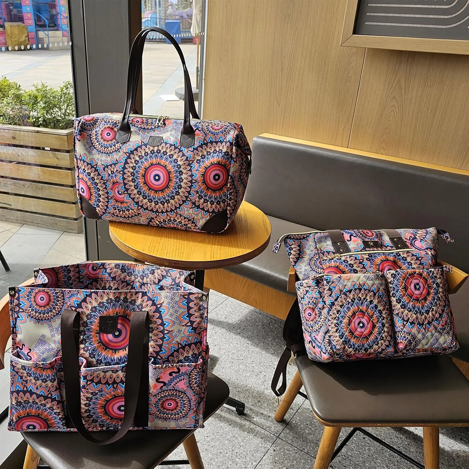 Diaper Tote Bag Totepack Backpack 2 in 1 for Women Multifunctional Large Capacity with Insulated Pockets Travel
