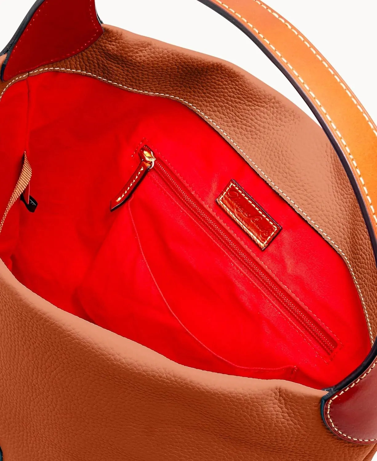 Dooney & Bourke Handbag & Wallet Set, Pebble Grain Leather Logo Lock Shoulder Bag and Coin Purse for Women