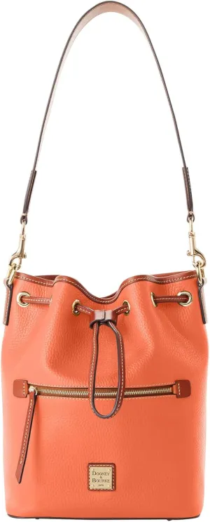 Dooney & Bourke Handbag, Pebble Grain Drawstring - Pink