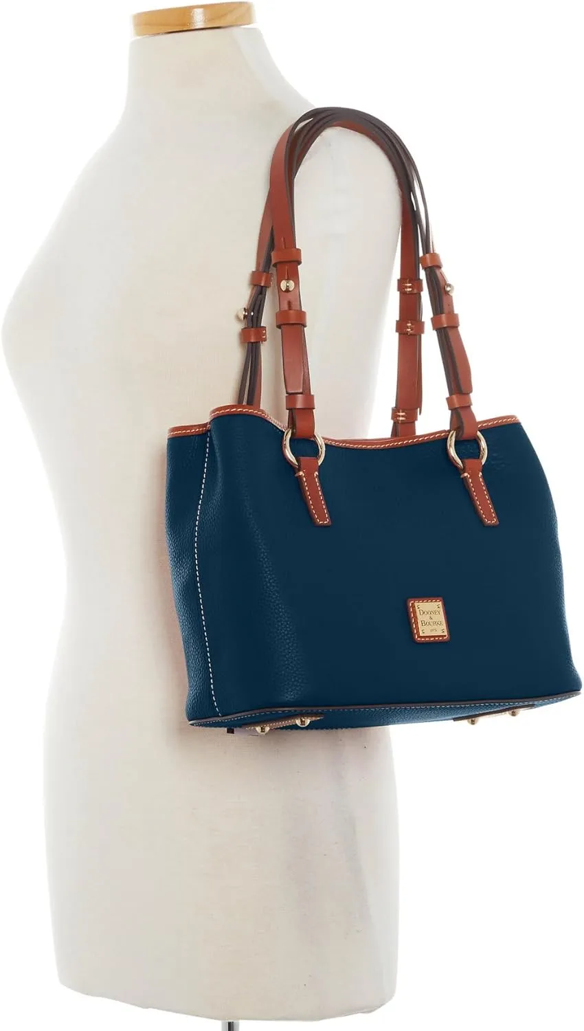Dooney & Bourke Handbags and Accessories, Pebble Grain Leather Briana Small Shoulder Bag with Wristlet Pouch