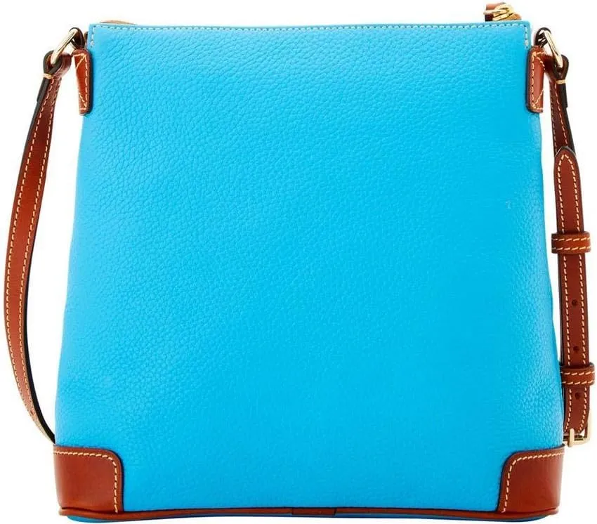 Dooney & Bourke Women's Crossbody in Pebble Grain Leather, Large Handbag with Adjustable Shoulder Strap