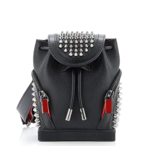 Explorafunk Keyring Crossbody Bag Spiked Leather