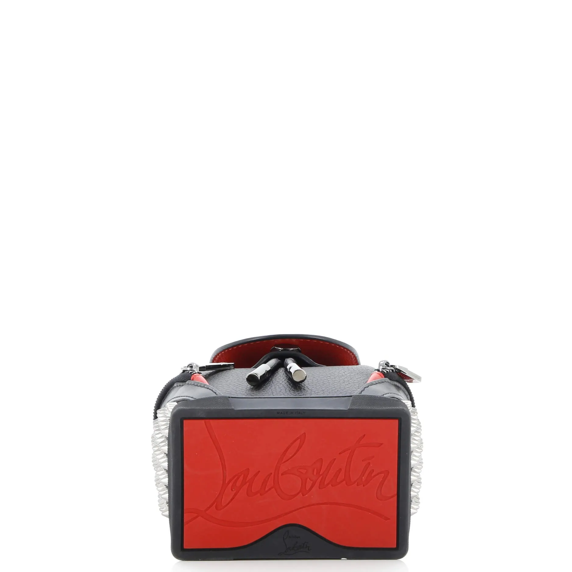 Explorafunk Keyring Crossbody Bag Spiked Leather