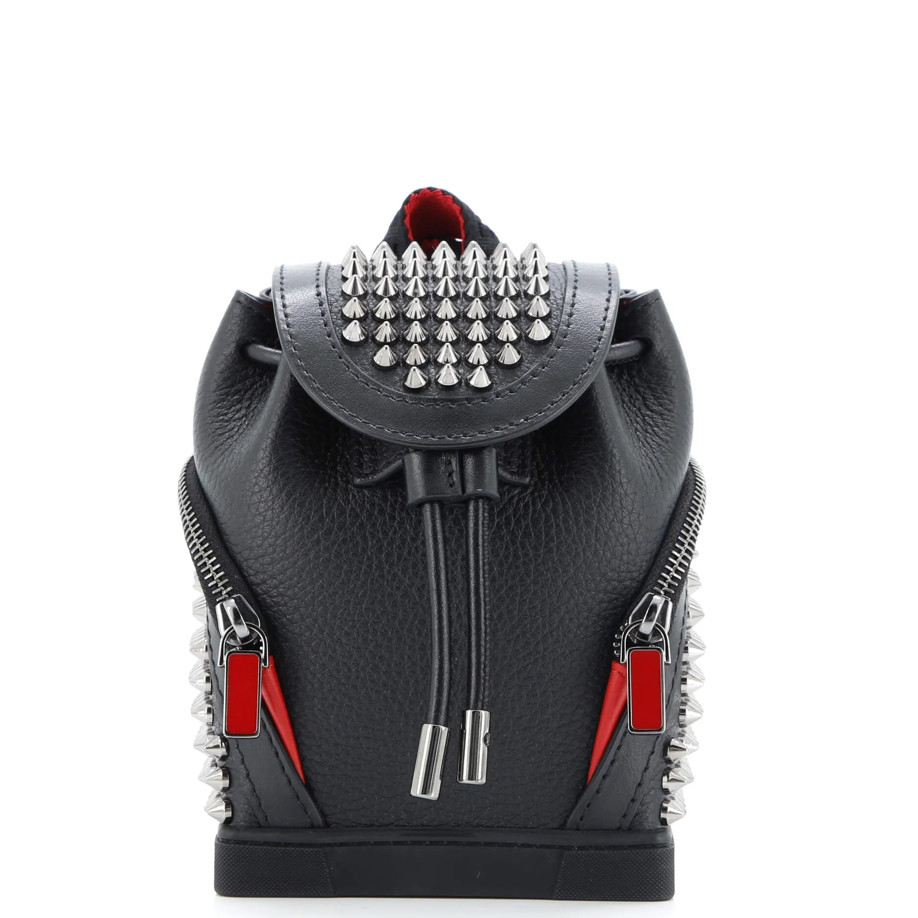 Explorafunk Keyring Crossbody Bag Spiked Leather