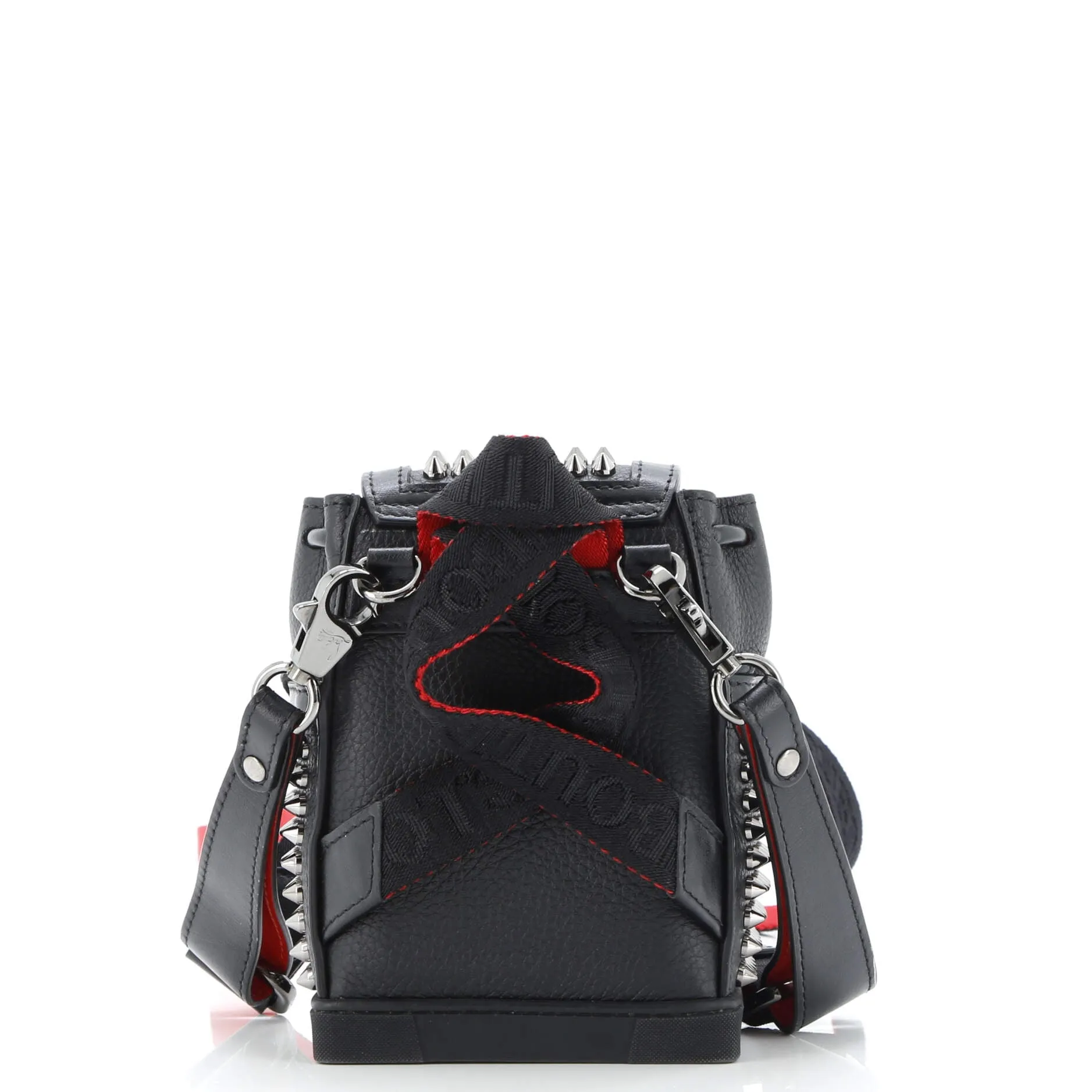 Explorafunk Keyring Crossbody Bag Spiked Leather