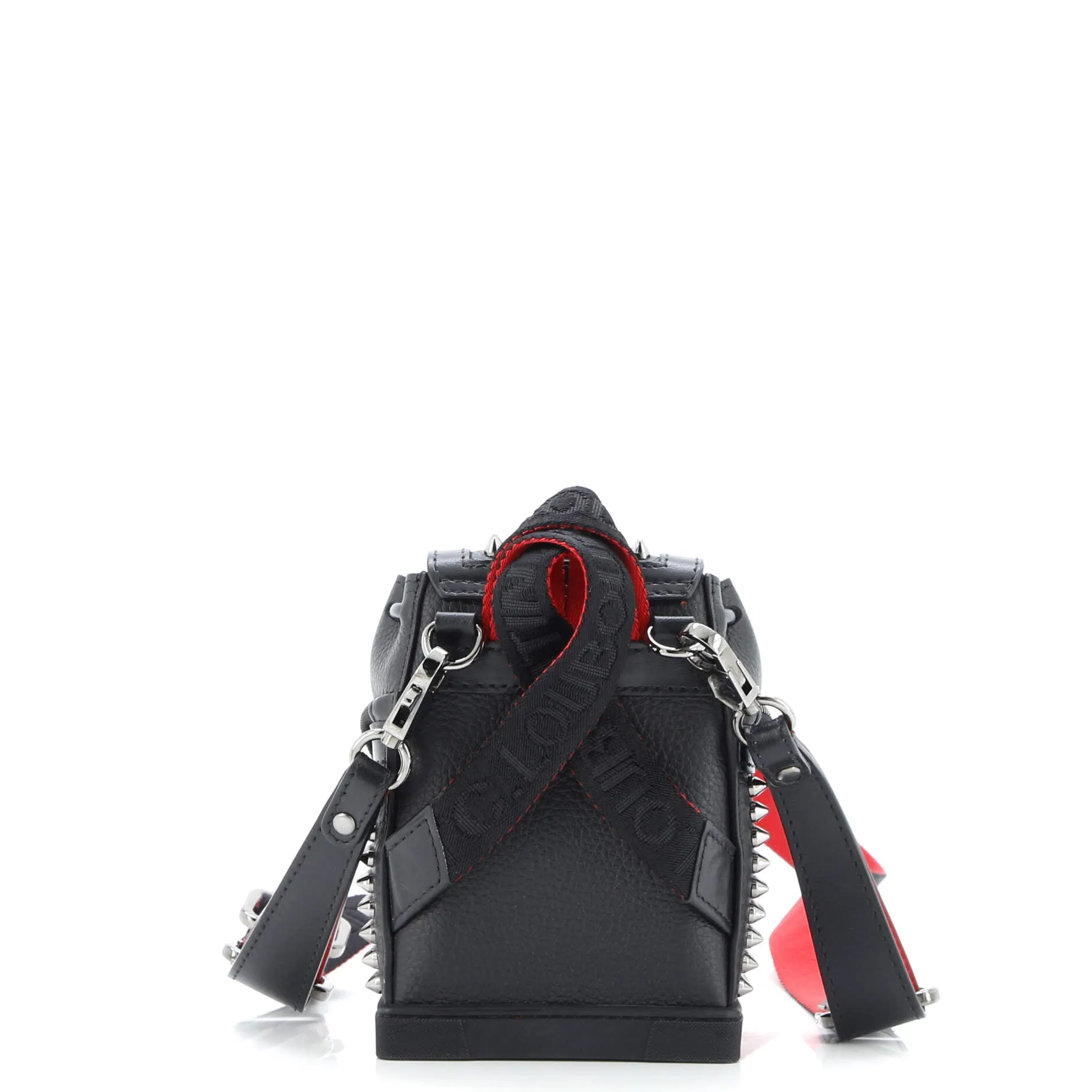 Explorafunk Keyring Crossbody Bag Spiked Leather