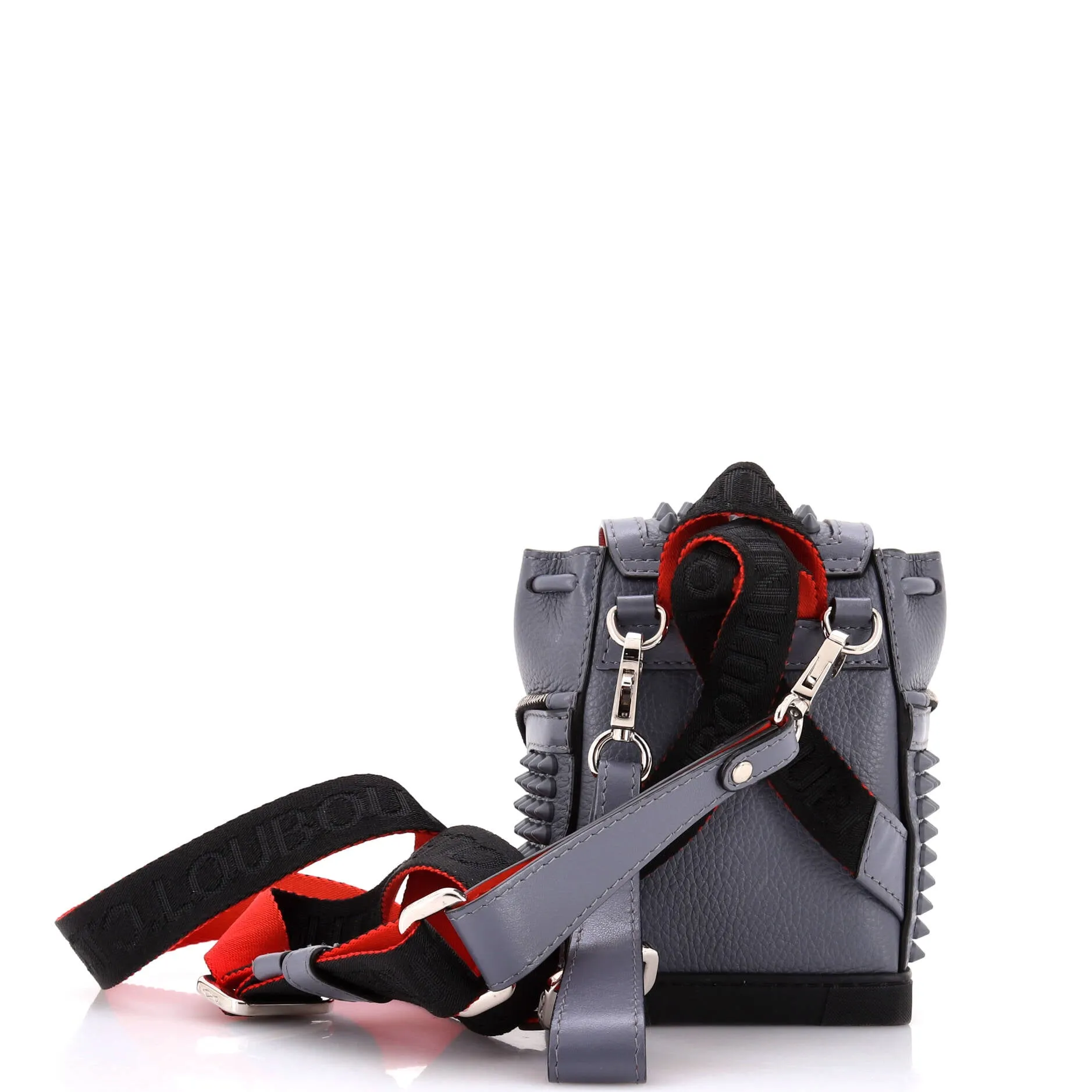 Explorafunk Keyring Crossbody Bag Spiked Leather