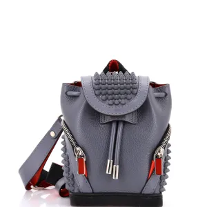 Explorafunk Keyring Crossbody Bag Spiked Leather