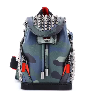 Explorafunk Keyring Crossbody Bag Spiked Printed Leather