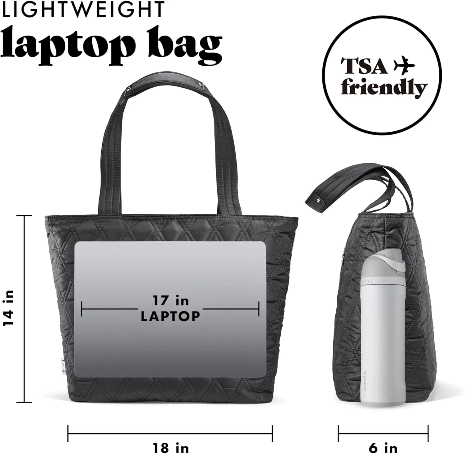 Fit & Fresh 2-in-1 Insulated Lunch & Travel Tote