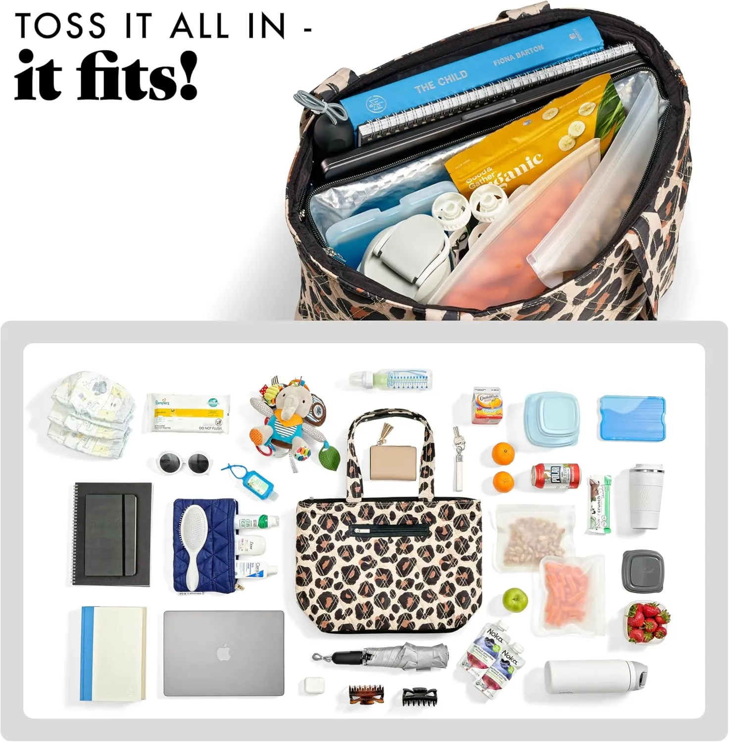 Fit & Fresh 2-in-1 Insulated Lunch & Travel Tote