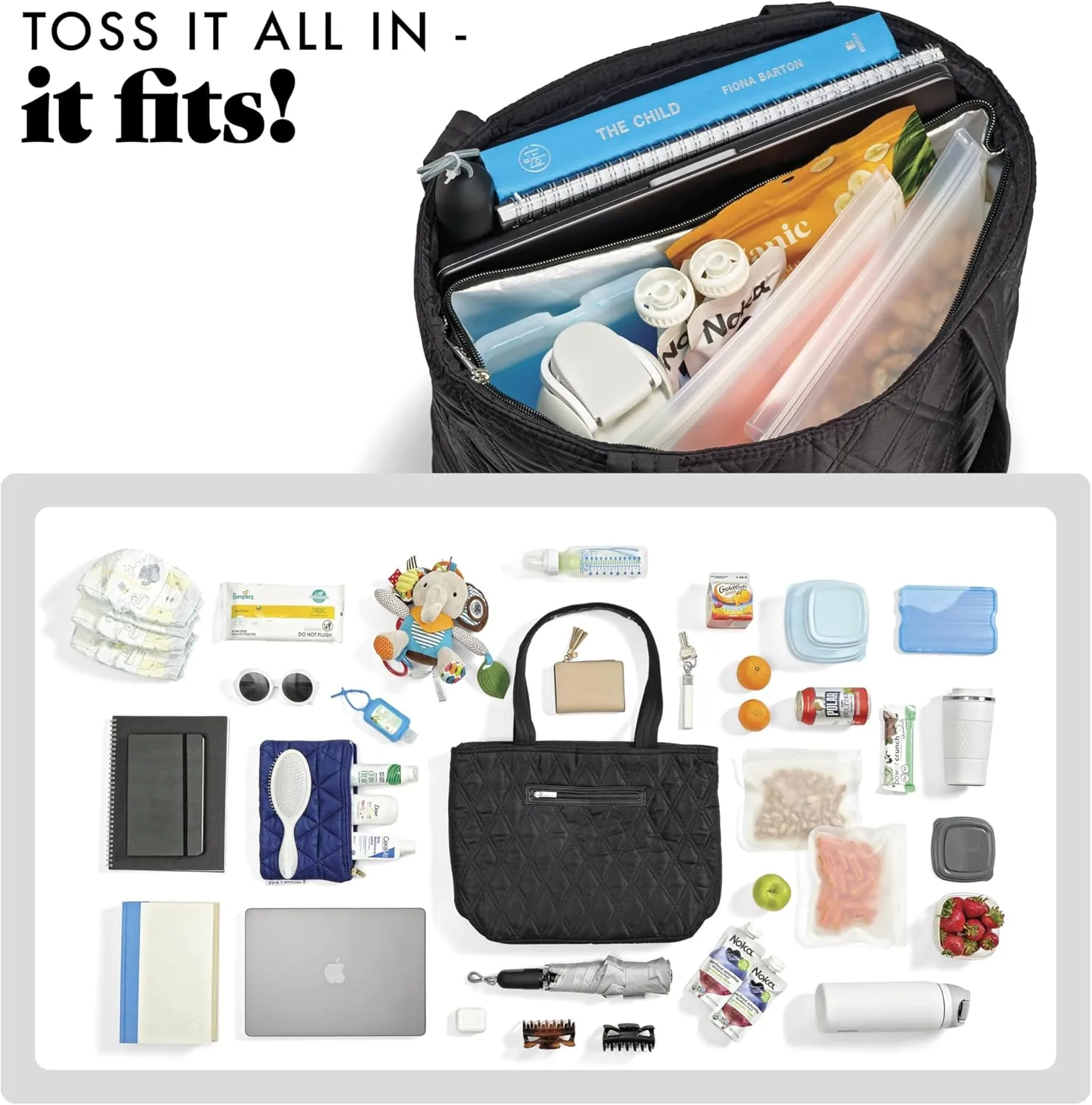 Fit & Fresh 2-in-1 Insulated Lunch & Travel Tote