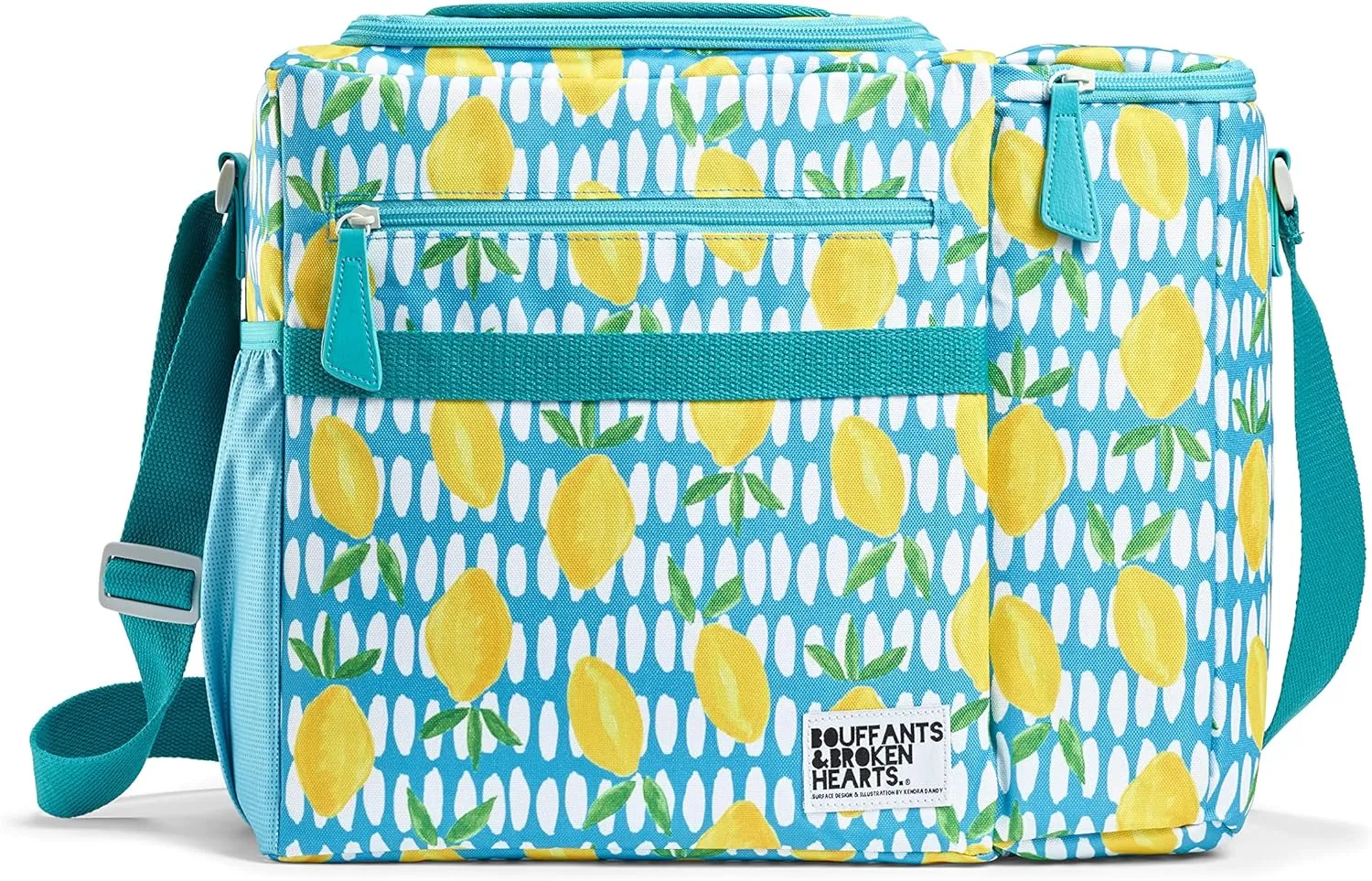 Fit & Fresh Soft Cooler - Insulated Waterproof Wine Carrier, 24 Can Large Soft Sided Cooler for Men and Women, 2 Bottle Wine Holder Tote Bag for Travel, Beach Cooler