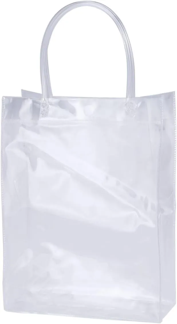 FOMIYES Wedding Favor Bag Sheer Paper Bag Alternative Square Bottom Ice Wine Bag for Standing