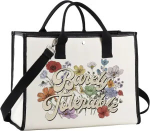 G2TUP Barely Tolerable Tote Bag Barely Tolerables Gift You Have Bewitched Me Tote Bag Pemberley House Gifts