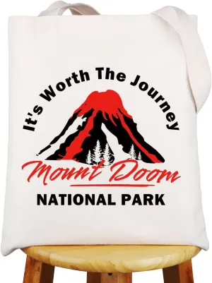 G2TUP Movie National Park Tote Bag It's Worth The Journey Fantasy Book Inspired Gifts Fantasy Book Shoulder Bag