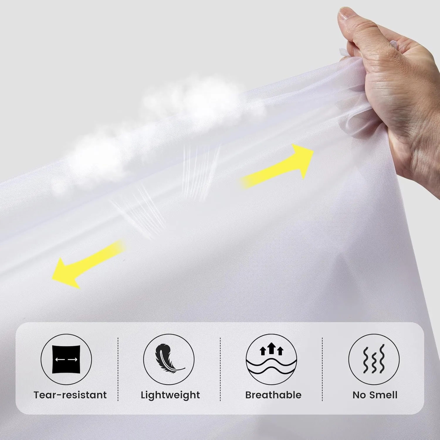 G4Free Clear Fanny pack, Mesh Sling bag Transparent Bag With Adjustable Strap Purse For Travel Festivals Sports Party