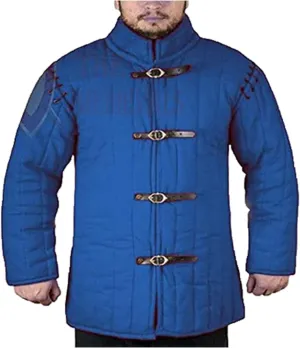 Gambeson Quilted & Padded Armor Medieval Costumes Renaissance Knight LARP Dress Historical Clothing by ITS Medieval