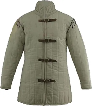 Gambeson Quilted & Padded Armor Medieval Costumes Renaissance Knight LARP Dress Historical Clothing by ITS Medieval