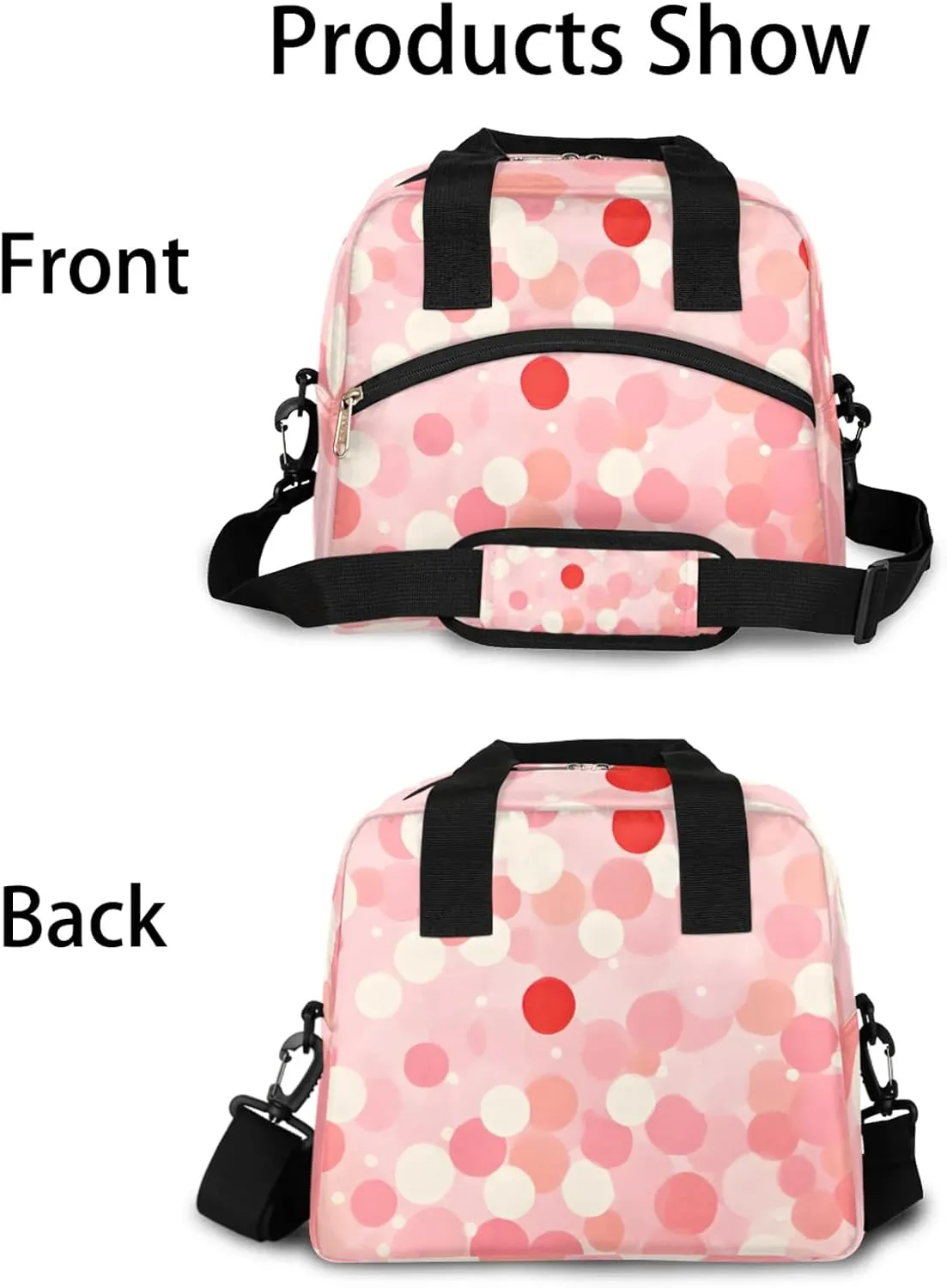 Garden Spot Abstraction Lunch Box by Insulated Lunch Bag Reusable Leak-Proof Cooler Bag With Adjustable Shoulder Strap