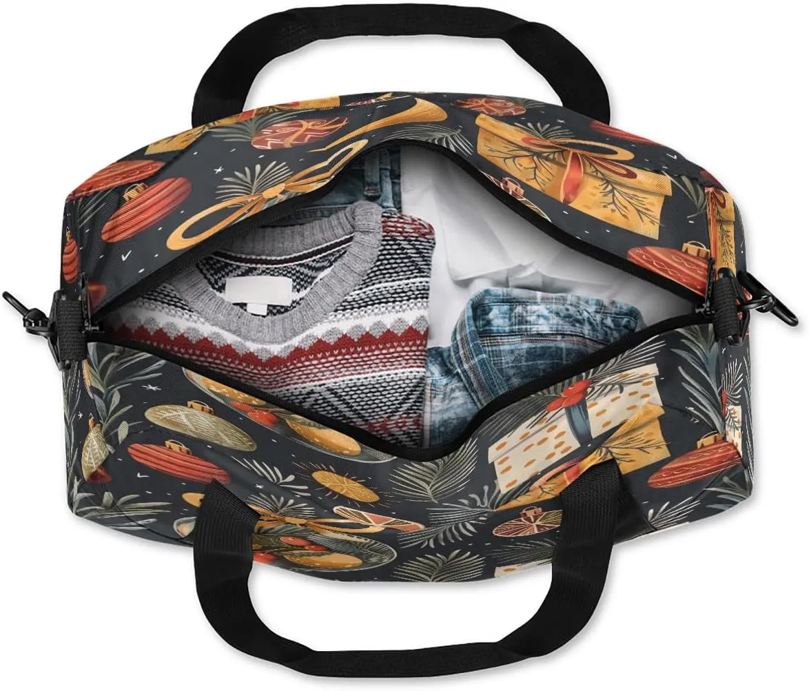 Gift Of Bells Kids Duffle Bag Boys Girls Small Sport Dance Gym Bag for Overnight Travel Weekender Carry On