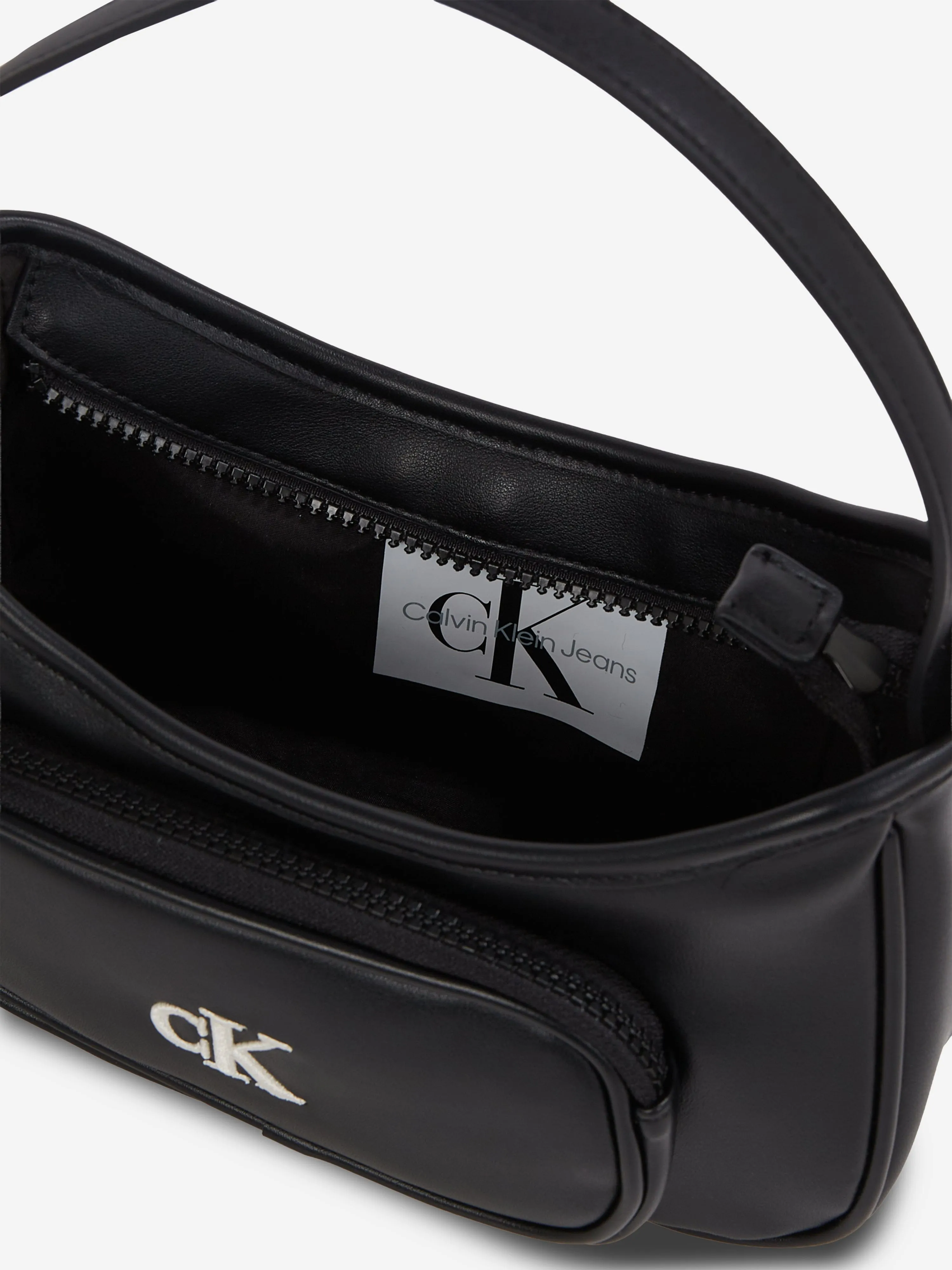 Girls Logo Shoulder Bag in Black (23cm)