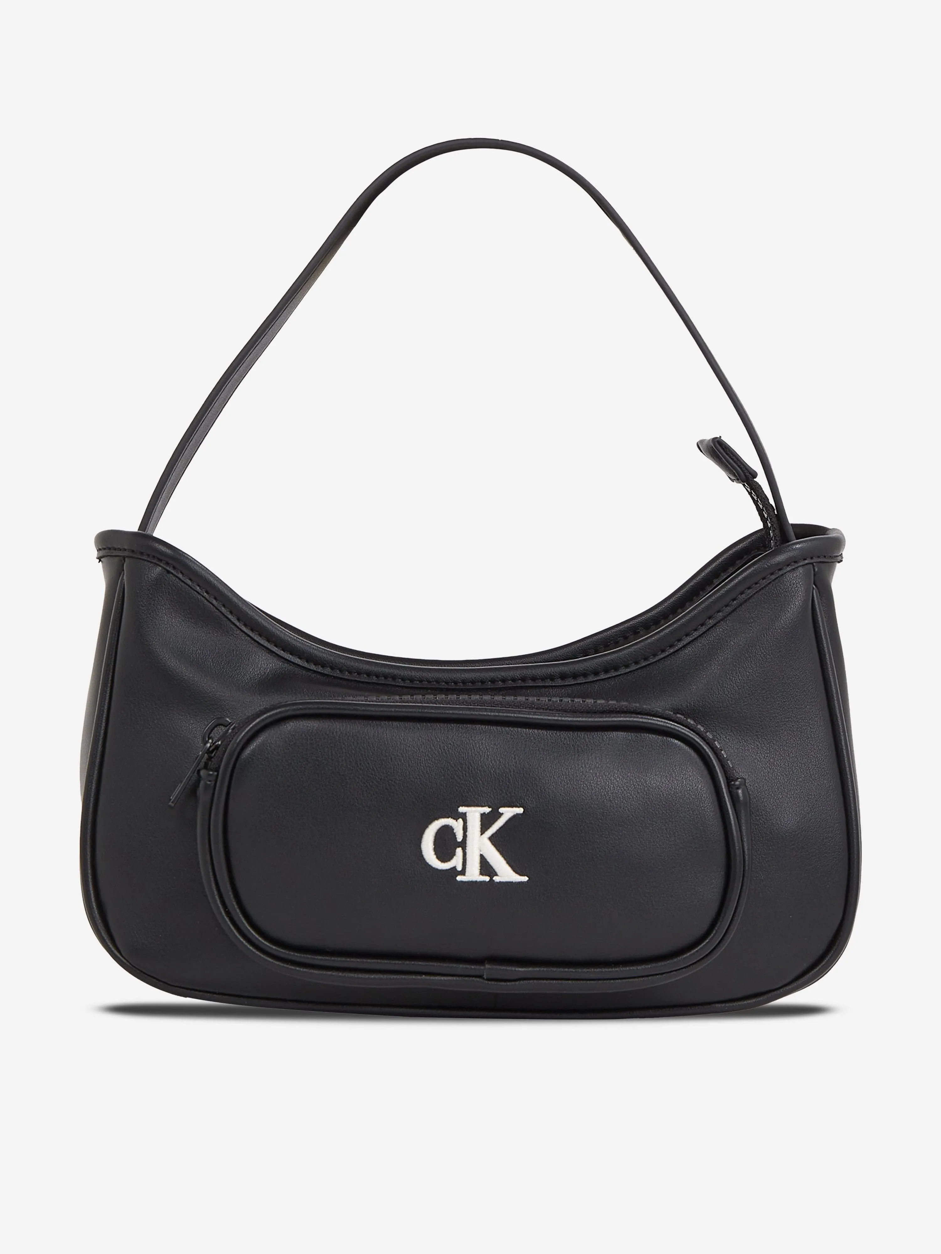 Girls Logo Shoulder Bag in Black (23cm)