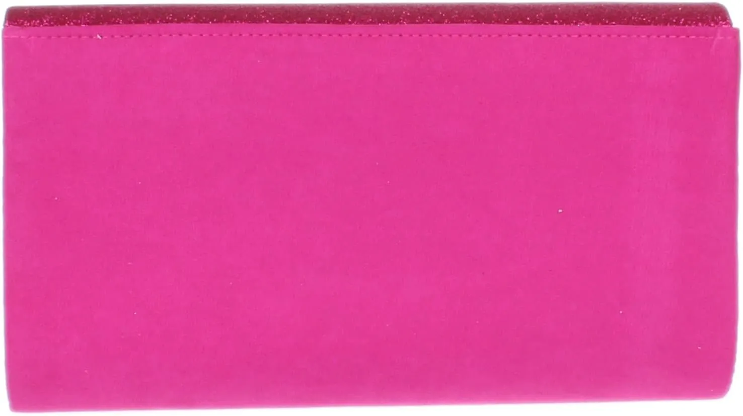 Girly HandBags Womens Glitter Flap Clutch Bag