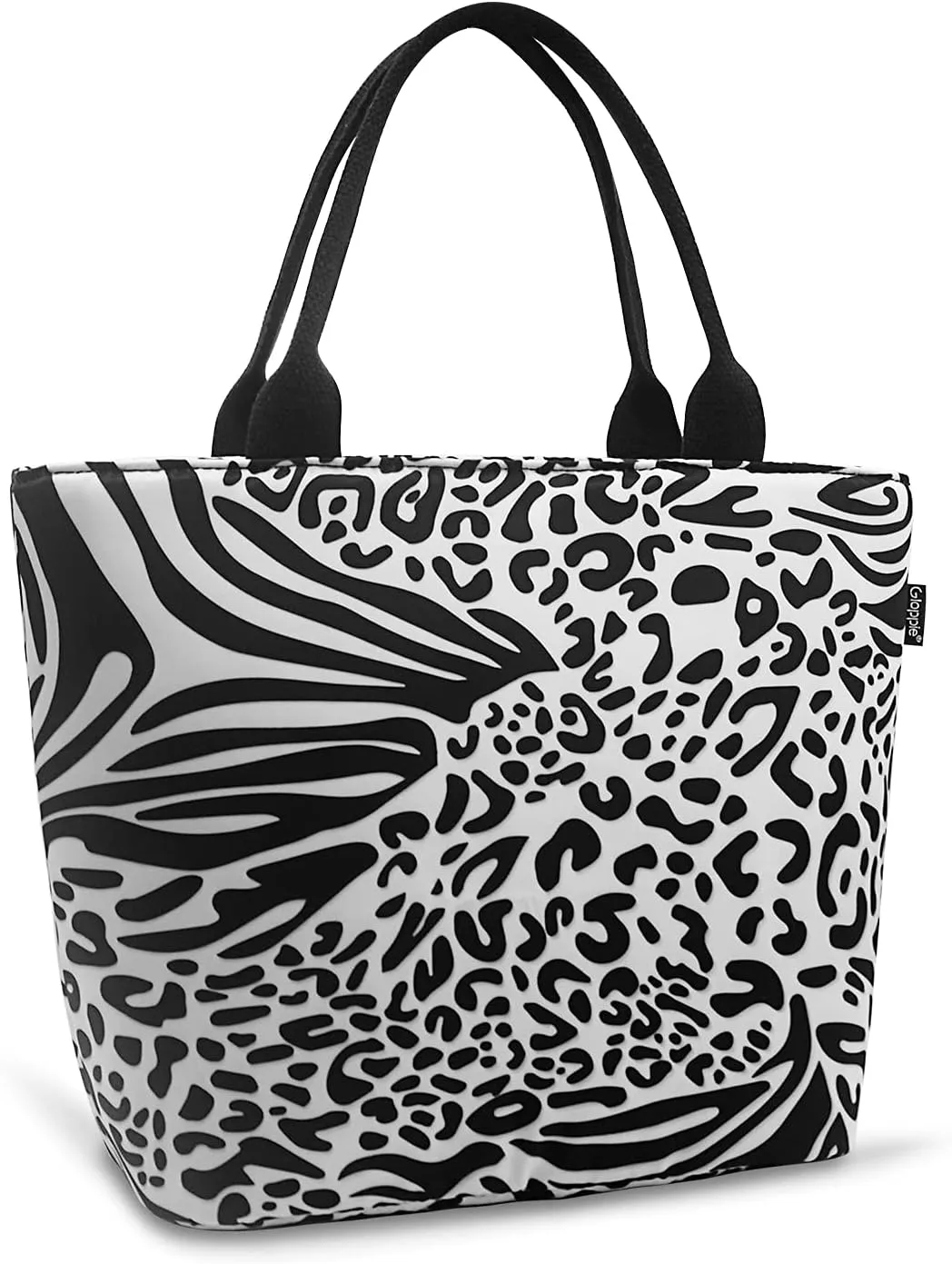 Gloppie Lunch Bag Women Lunch Tote for Women Insulated Leakproof Cooler Bag for Work Loncheras Para Mujer Leopard Print