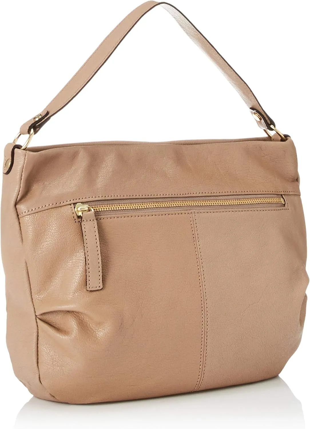 Gourde-Like Cowhide Leather Bag