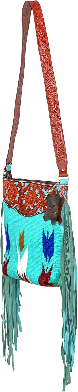 Handmade Cross Body Designer Bag for Women Crossbody woven Trendy Handbags Rug Bag Gift for Her