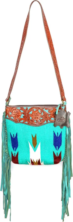 Handmade Cross Body Designer Bag for Women Crossbody woven Trendy Handbags Rug Bag Gift for Her