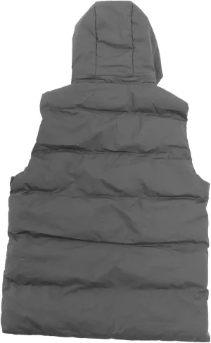 Heated Hooded Vest, Fast Warmer Up Jacket 7 Areas Carbon Fiber Constant Temperature USB Port for Outdoor Skiing