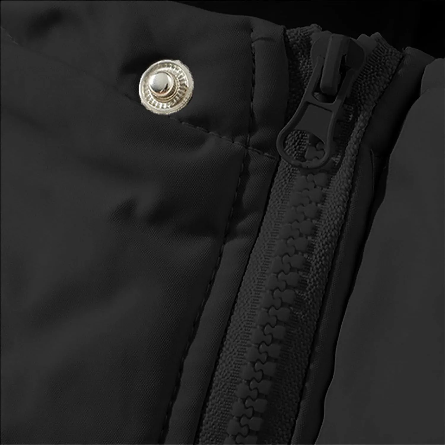 Hooded Puffer Jacket for Men Winter Warm Winter Lightweight Coat Water Repellent Windproof Insulated Jacket Outwear