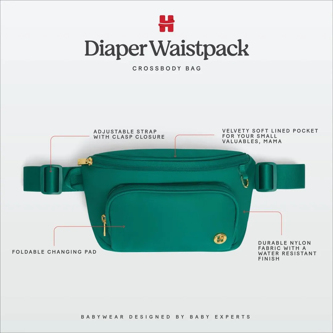 HUGGIES Diaper Waistpack Crossbody Bag