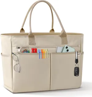 IGOLUMON Tote Bag with Zipper Large Beach Bags for Women Men 40L Waterproof Travel Gym Totes Bag Foldable Top Handle Handbag