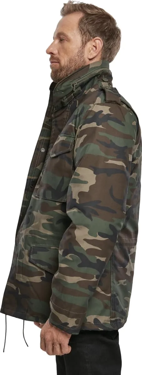 Individual Wear M-65 Classic Field Jacket for Man - Water-Repellent, with Removable Inner Jacket and Collar Hood