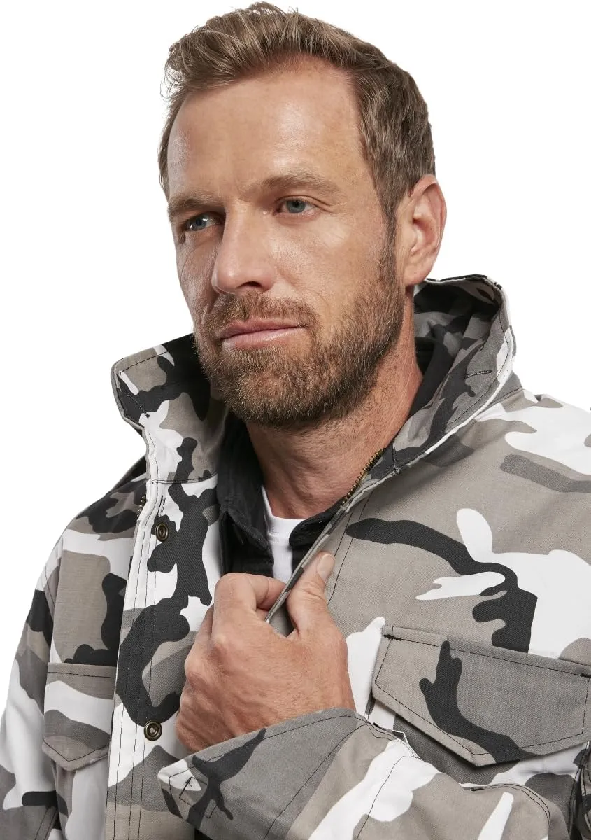 Individual Wear M-65 Classic Field Jacket for Man - Water-Repellent, with Removable Inner Jacket and Collar Hood