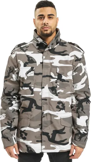 Individual Wear M-65 Classic Field Jacket for Man - Water-Repellent, with Removable Inner Jacket and Collar Hood
