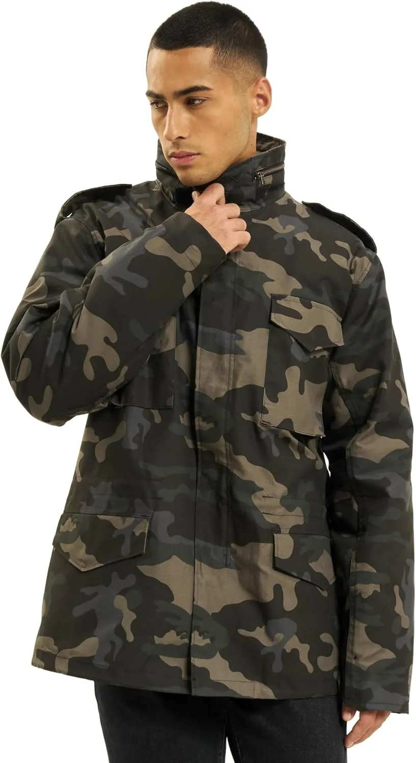 Individual Wear M-65 Classic Field Jacket for Man - Water-Repellent, with Removable Inner Jacket and Collar Hood