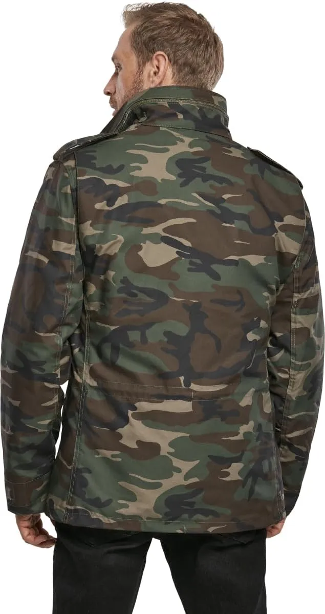 Individual Wear M-65 Classic Field Jacket for Man - Water-Repellent, with Removable Inner Jacket and Collar Hood