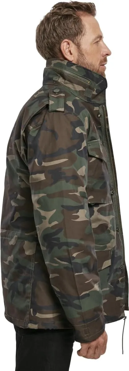 Individual Wear M-65 Classic Field Jacket for Man - Water-Repellent, with Removable Inner Jacket and Collar Hood