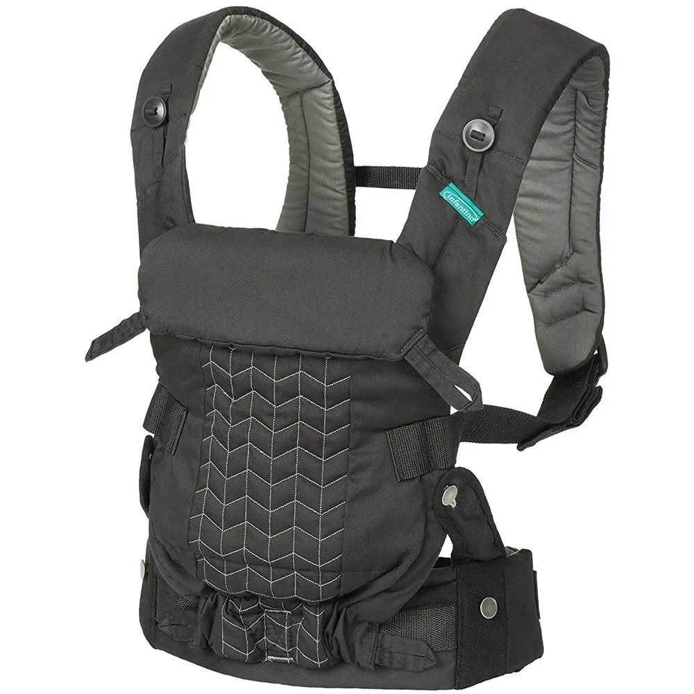 Infantino Upscale Carrier, Black, One Size